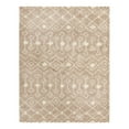 thumbnail image 2 of Unique Loom Moroccan Trellis Shag Collection Area Rug - Meknes (7' 10" x 10' Rectangle Light Brown/Ivory), 2 of 6