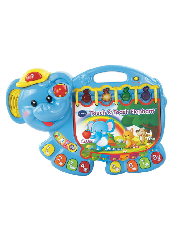 VTech, Touch and Teach Elephant, ABC Toy for Toddlers