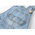 thumbnail image 6 of KIDSCOOL SPACE Baby Boy Girl Jean Shorts,Toddler Denim Cute Summer Shortalls,Light Blue,2-3 Years, 6 of 7