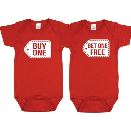 

Nursery Decals and More Twin Baby Bodysuits Includes 2 Bodysuits 6-12 Month Buy One Get One