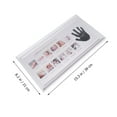 thumbnail image 4 of 1PC Growth Record Photo Frame Fingerprint Dispaly Holder Creative Pictures Frame for Baby Infant White, 4 of 7