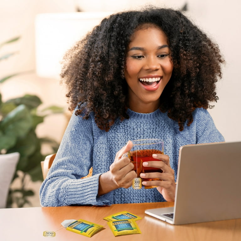 Twinings Lady Grey Decaffeinated Citrus Black Tea, Individually