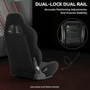 Supllueer Gaming Racing Simulator Cockpit With Black Seat & Monitor Mount Fit Logitech Thrustmaster T248 T300.Excluding electronic devices