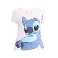 thumbnail image 5 of Disney Stitch Junior V-Neck Tee, S-2XL (Women's), 5 of 5