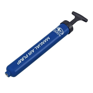 Athletic Works 12" Sport Manual Plastic Air Pump with Adapter, Blue