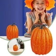 thumbnail image 2 of 8 Inch Large Artificial Pumpkins for Decorating - Realistic Foam Pumpkins for Fall, Halloween & Thanksgiving Decor, DIY Paintable Craft Pumpkins for Centerpieces & Home DÃ©cor, 2 of 8