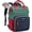 Lake Blue Green Red, variant on Laptop Backpack for Women, 15.6 inch Waterproof Nurse Bag Teacher Work Backpack Purse for Women, Travel Computer Backpack for College Office Business Ladies