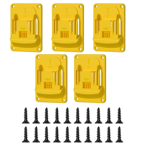 Wall Mounted Drill Holders Set Of 5 For 18V Cordless Tool Practical ABS Brackets With Secure Storage Space Saving Design