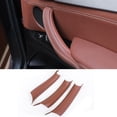 thumbnail image 1 of Cubierta embellecedora para manijas de puerta interior de coche, color marrón rojizo, para BMW X5 X6 F16 F15 14-19, 1 of 5