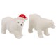 thumbnail image 1 of Mini oso de resina en miniatura, figurita de oso de invierno, adornos navideños de oso, micro paisajes, animales, adornos para tartas, decoración de mesa navideña para el hogar, 1 of 7