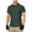 Green, variant on Men’s Short Sleeve Button Down Shirt Slim Fit Wicking Performance Workwear Casual Athletic