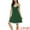 Green, variant on Women's Pajama V Neck Lace Sexy Nightdress Stretchy Lounge Dress