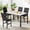 White/Black-velvet, variant on Cvortll Modern 5-Piece Rectangle Dining Table Set with Faux Marble Top and 4 Upholstered Velvet Chairs,Kitchen & Dining Room Furniture,Black