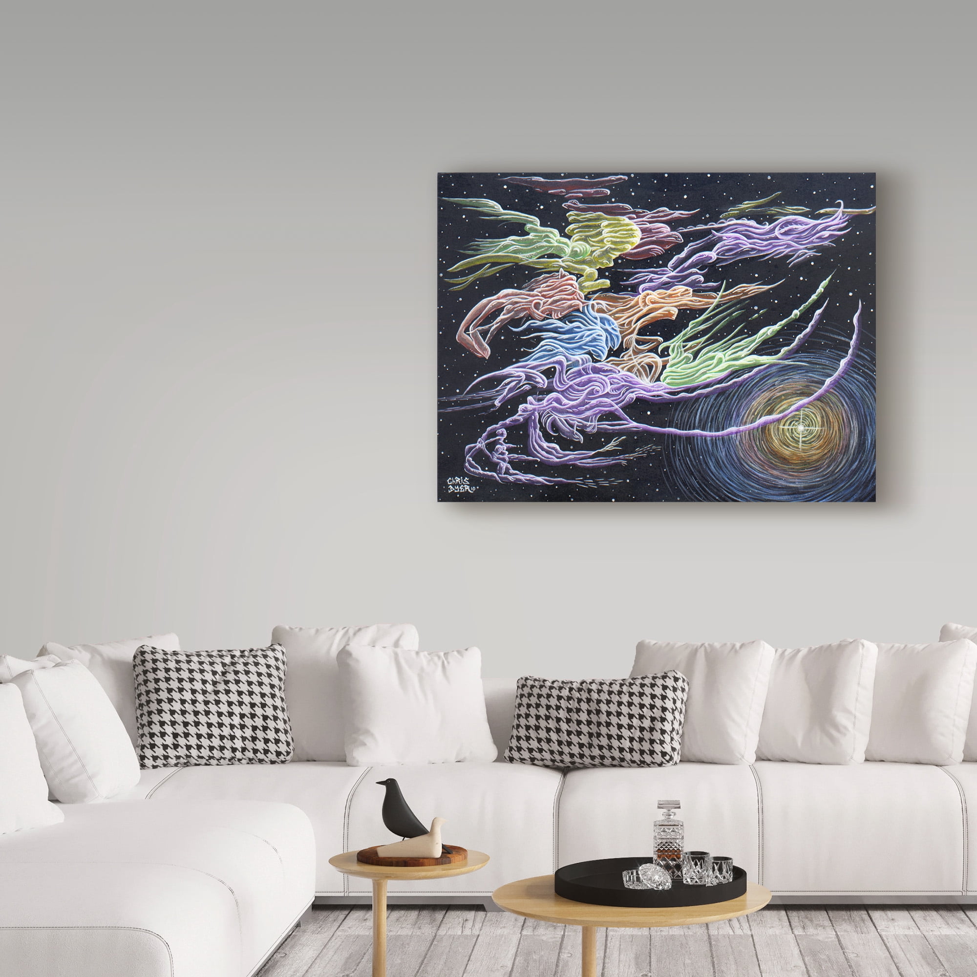 Trademark Fine Art 'Celestial Dance' Canvas Art by Chris Dyer