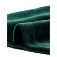thumbnail image 5 of DARING DIVA Women's Velvet Crew Neck Puff Long Sleeve Blouses XS Dark Green, 5 of 6