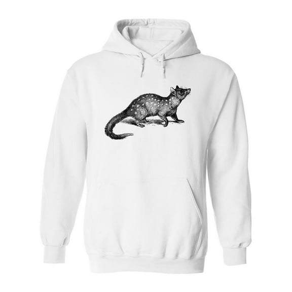 Eastern Quoll Sketch Hoodie Men -Image by Shutterstock, Male 3X-Large
