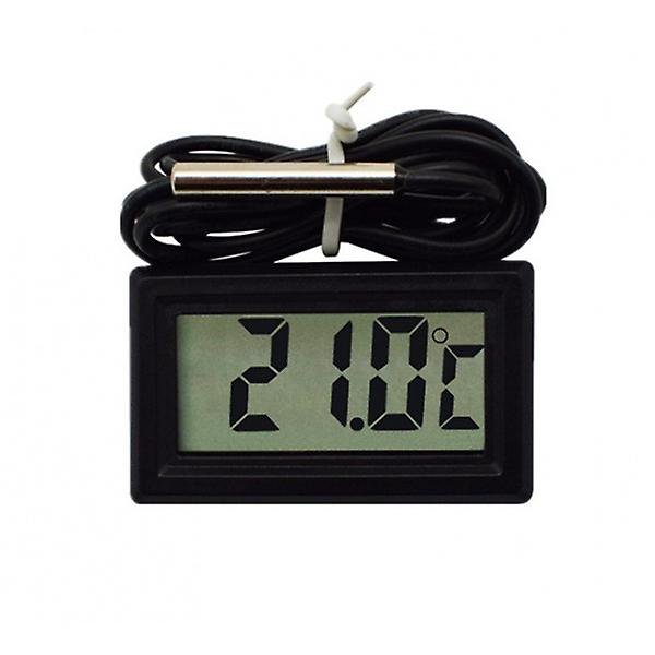 Termómetro Digital Lcd de -50c a 110c, Mini instrumento de sonda para nevera, congelador, enfriador de acuario, tanque de peces, coche Banban ZefeiWu 1327533614870