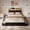 Black, variant on Satifur Full Bed Frame with 6 Storage Drawers, Metal Platform Bed Frame with 2-Tier Storage Headboard & LED, Built in Charging Station, Noise-Free, No Box Spring Needed, Rustic Brown