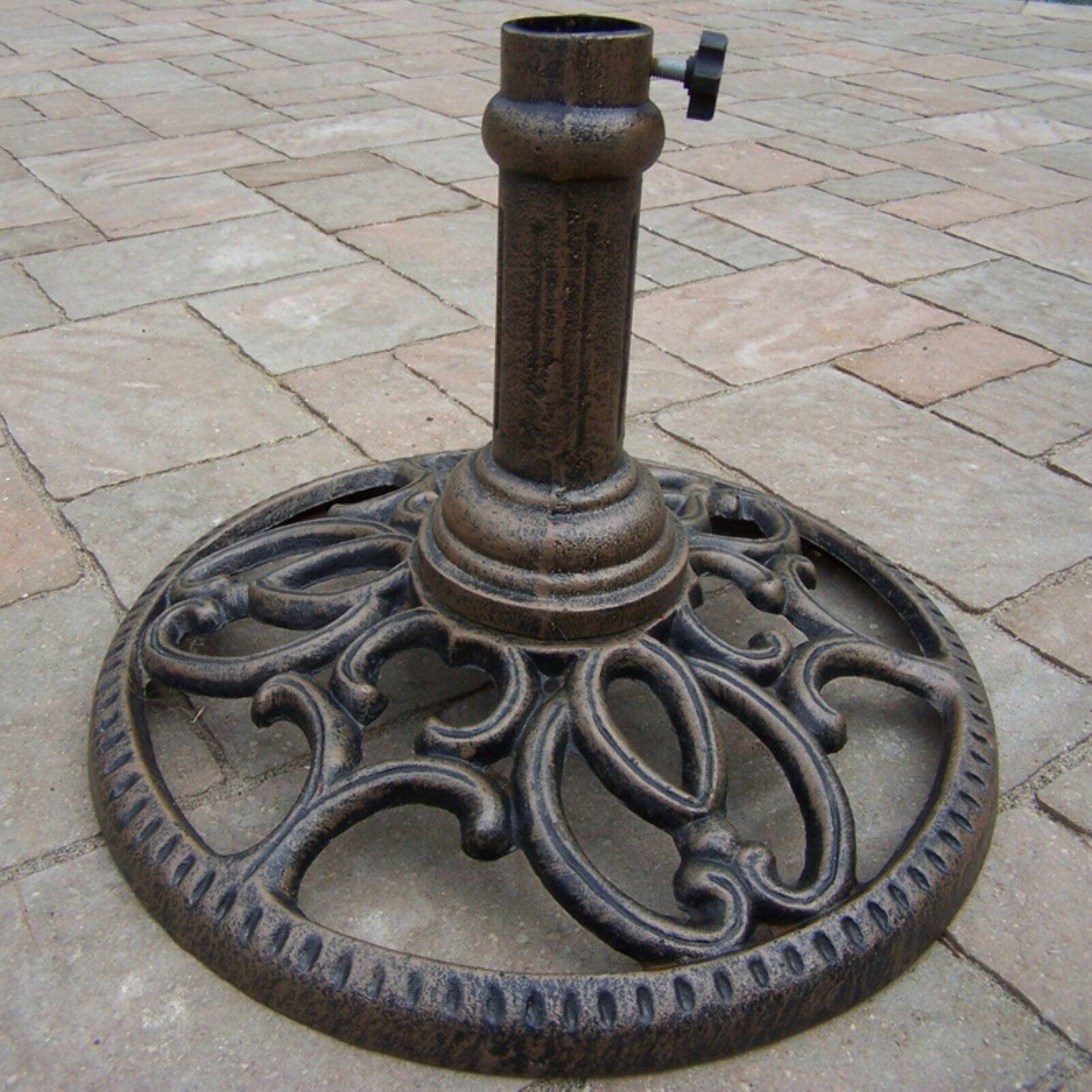 Oakland Living 4101-AB - Round Umbrella Stand - Antique Bronze