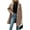 Camel Color, variant on Women Winter Wool Blend Mid-Long Coat Double-Breasted Lapel Jacket Outwear Brown XXL