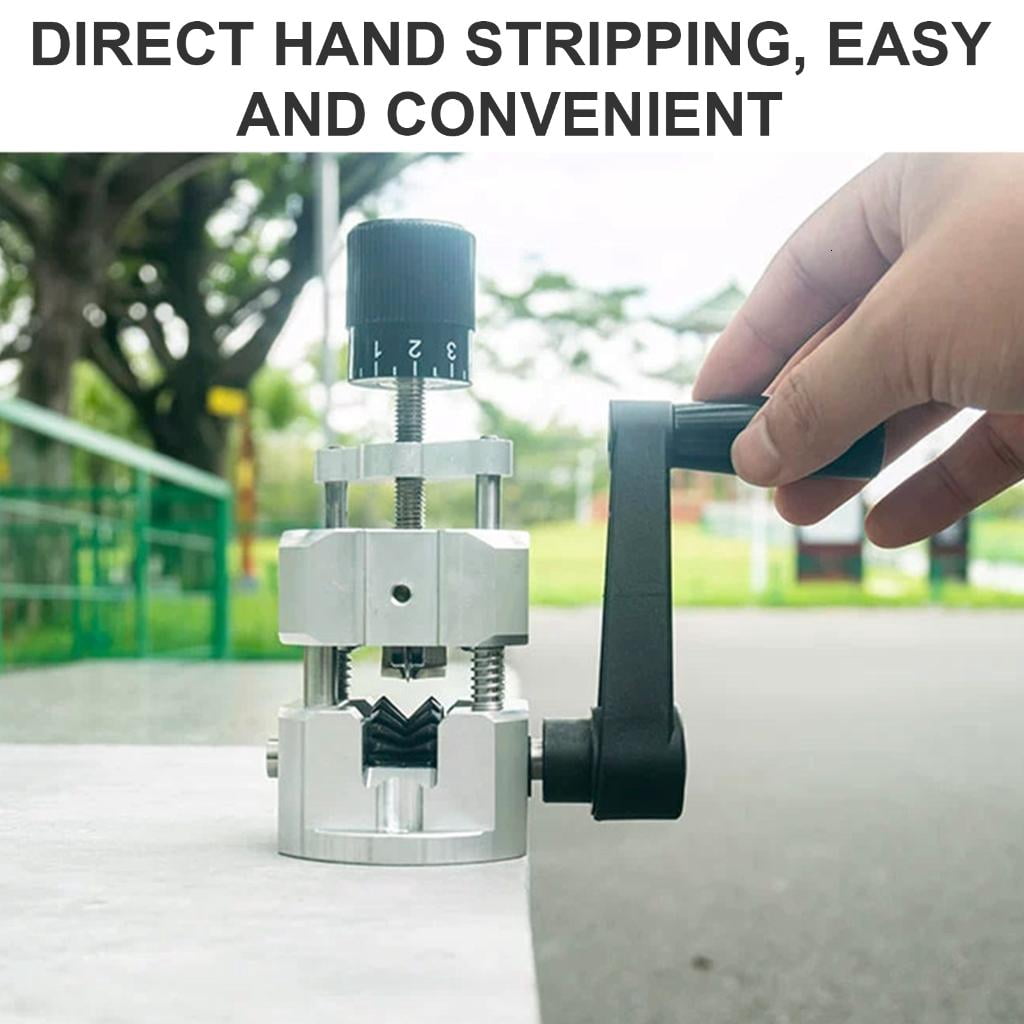 CEORPER Manual Wire Cable Strippers Hand Crank Wire Strippers Machine Cutting Wheel