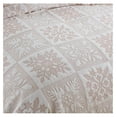 thumbnail image 3 of 3-Piece 100% Cotton Oversized Bedspread Lightweight Quilt Coverlet Embroidery Farmhouse Bedding Set T0 (Tj Beige, Queen (100"x106")), 3 of 7