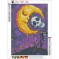 thumbnail image 5 of HsdsBebe Halloween Diamond Art Painting Kits for Adults, Halloween Skeleton of The Moon Diamond Art,Gem Art Craft Home Game for Kids, 5 of 6