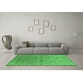 thumbnail image 3 of Ahgly Company Indoor Rectangle Oriental Emerald Green Industrial Area Rugs, 7' x 10', 3 of 4