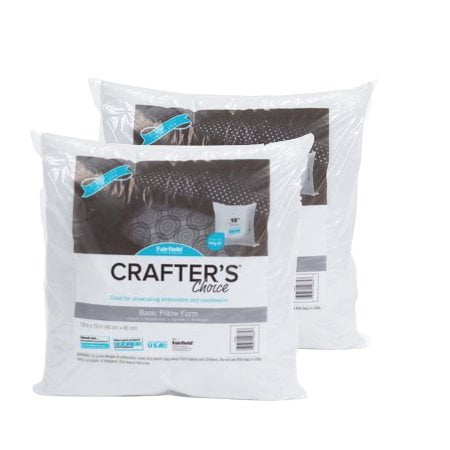 Fairfield Crafter's Choice 18"x18" Pillow Insert (Pack of 2)