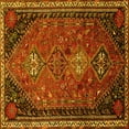 thumbnail image 1 of Ahgly Company Indoor Square Persian Yellow Traditional Area Rugs, 3' Square, 1 of 4