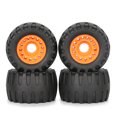 thumbnail image 4 of 4 Pcs Skateboard Wheels et 8 Pcs Roulements Haute Vitesse Faible Bruit Roulements Longboard Remplacement Roues Longboard Ensemble Roue Coussin PU Roue, 4 of 7