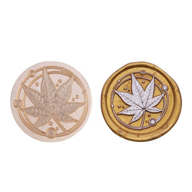 Cabeza de cera de sellado de plantas antiguas retro Pintura de fuego para sobres de tarjetas (YX03) Wdftyju Para estrenar