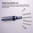 thumbnail image 5 of Amdohai Multi-purpose Heavy Duty Impact Screwdriver Set Chisel Bits Tools Impact Screwdriver Kit with Screwdriver Bit, 5 of 5