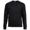 thumbnail image 1 of U.S. POLO ASSN. Sudadera para hombre - Felpa cepillada, cuello redondo, logotipo, mezcla de algodón Negro 3XL (XXX-Large), 1 of 3