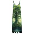 thumbnail image 3 of Tree with Life Sleeveless Dress Women's Luxury Party Dress Birthday Dresses for Women, 3 of 6