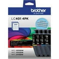 thumbnail image 4 of Brother LC401 Black/Cyan/Magenta/Yellow Standard Yield Ink Cartridges 4/Pack (LC4014PKS), 4 of 4