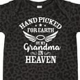 thumbnail image 4 of Inktastic Handpicked for Earth by My Grandma in Heaven Angel Wings Boys or Girls Baby Bodysuit, 4 of 5