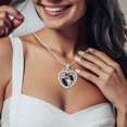thumbnail image 2 of shiyou-24 Pcs Sublimation Rhinestone Trays Pendant Set, Including 6 Double Sided Blank Rhinestone Bezel Trays, 6 Pcs Thick Chains with 12 Sublimation Discs for DIY Jewelry Making, 2 of 4
