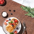 thumbnail image 2 of shiyou-Trivet Table Runner Hot Plates Mat 12 X 40 Inch Heat Resistant Table Protector Waterproof Decorative Farmhouse Kitchen Trivets Counter Heat Proof Placemats for Hot Dishes (Linen), 2 of 4