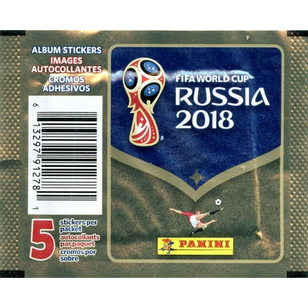 Russia 2018 Fifa World Cup Collectible Sticker Pack, 1 count