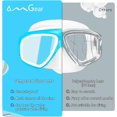 thumbnail image 5 of Kids Swim Goggles with Nose Cover Fabric Strap Dive Snorkel Mask for Children(4-16) Youth Snorkeling Gear Silicone Swimming Mask Anti-scratch Anti-fog Tempered Glass Lens, 5 of 5