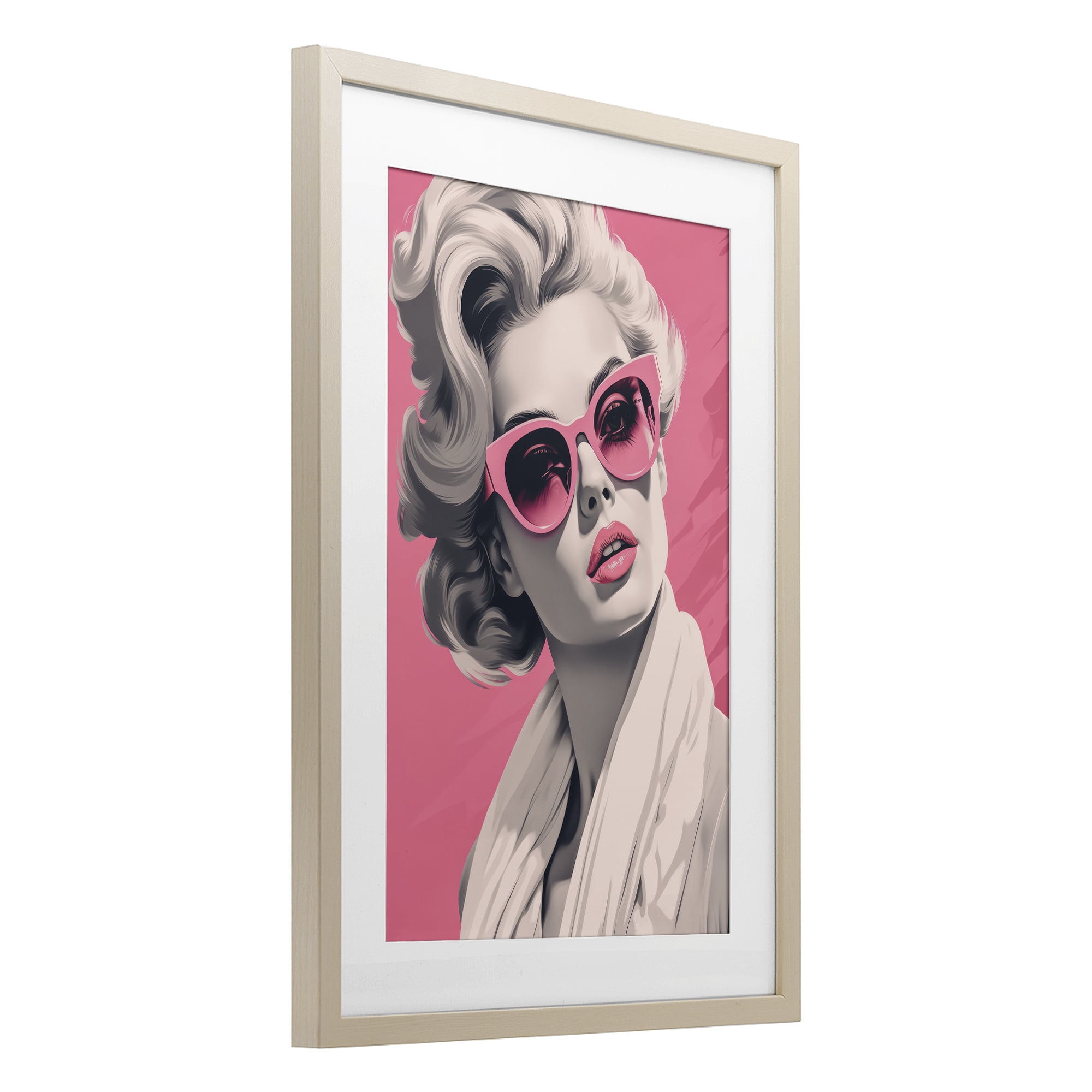 Stupell Industries Retro Chic Glamour Birch Framed Print Under Glass, design by Andrea Haase