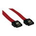 Tripp Lite 19in Serial ATA SATA 7Pin Signal Câble de Verrouillage / 7Pin M/M 19" - Câble SATA - Serial ATA 150/300/600 - SATA (F) Droit à SATA (F) Droit - 1,6 ft - Verrouillé - Rouge – image 2 sur 2