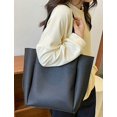 thumbnail image 4 of CoCopeaunt Retro PU Leather Hobo Tote Bag for Women Chic Shoulder Bag Purse Large Capacity, 4 of 5
