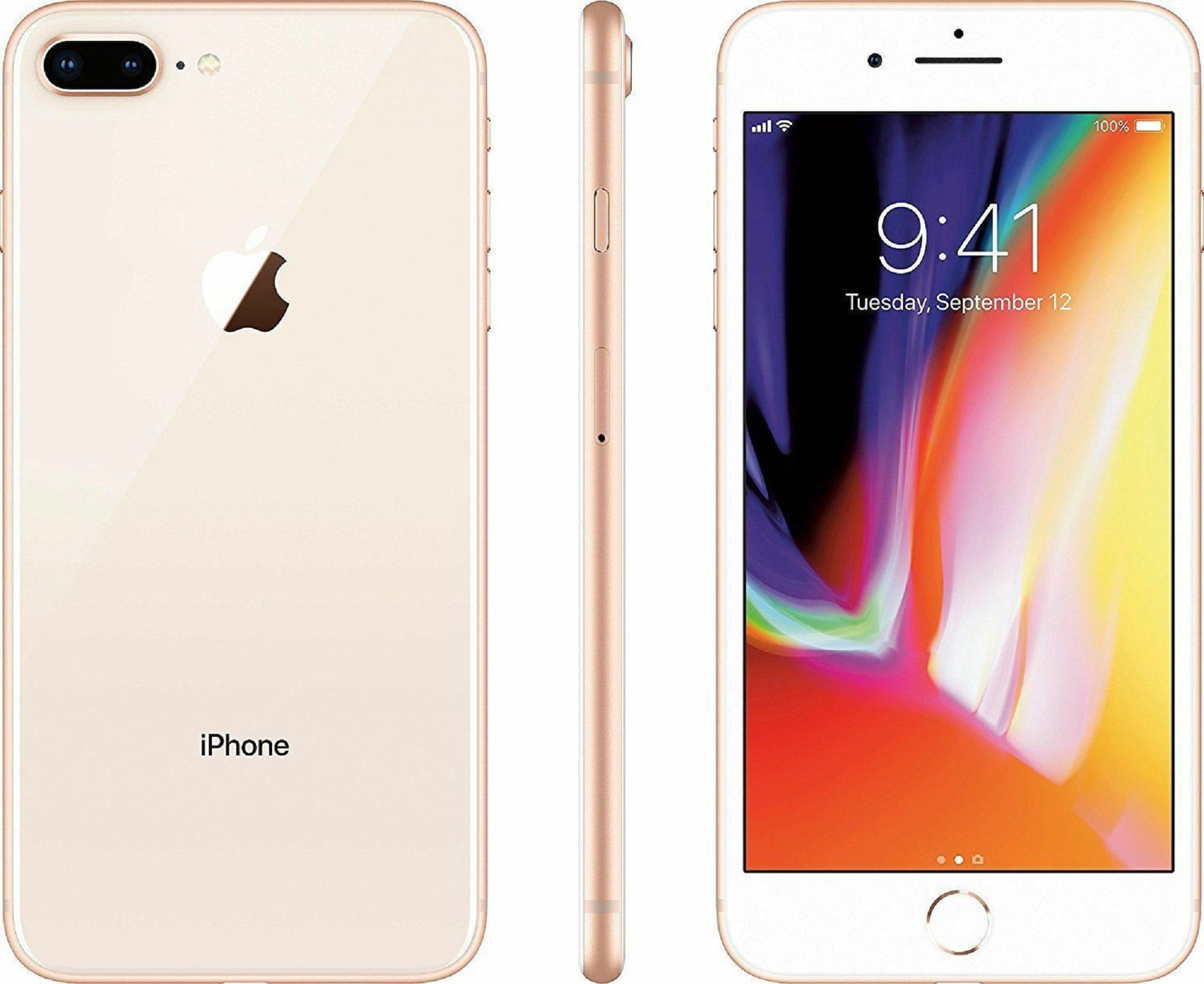 Apple iPhone 8 Plus A1897 256GB Gold (US Model) - Factory Unlocked Cell  Phone - Excellent Condition