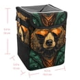 thumbnail image 5 of Xiong Fugu Mini Trash Can for Car: Foldable, with Lid, Leak-proof, Hanging Storage Bag, 5 of 6