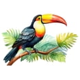 thumbnail image 3 of Adhesivos de pared con forma de tucán, pájaro tropical, PVC, 30 x 39,5 cm, 3 of 4