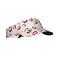 thumbnail image 1 of Balery Red Lips Gorra deportiva con visera ajustable para mujer y hombre (talla única), 1 of 7