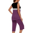 thumbnail image 5 of Women Jogging Suits 2 Piece Set Lounge Sets for Women Pajama Sleeveless Sets for Women 2 Piece Matching Pj Sets Summer Outfits, 5 of 5