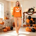 thumbnail image 2 of Evdexr Halloween Family Pajamas Matching Sets Long Sleeve Crew Neck Shirts & Pajama Pants 2 Piece Sets 2026 Ghost Spooky Holiday Graphic Pjs Sets Lightweight Breathable Sleepwear XL, 2 of 6